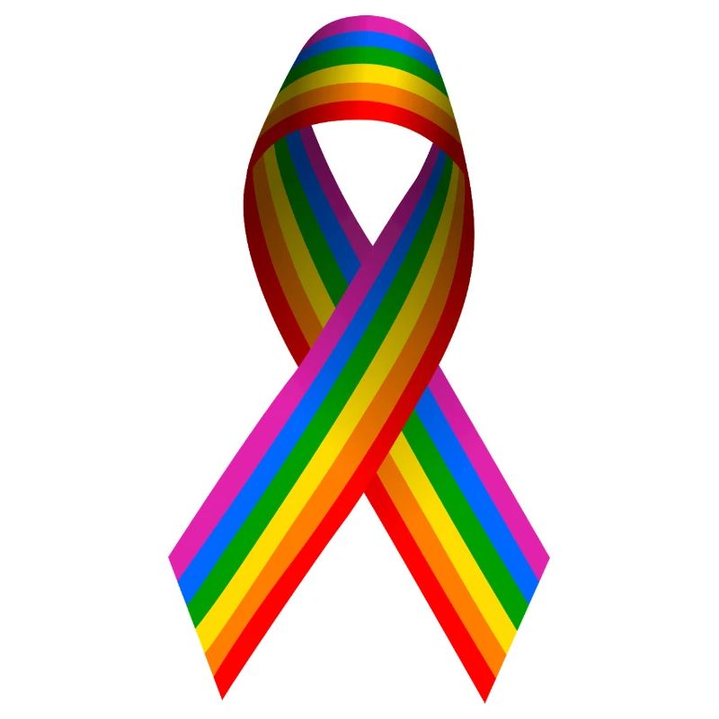 Drapeau arc-en-ciel en guise d’arc