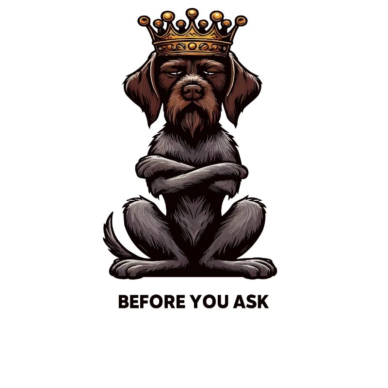 Before You Ask Deutsch Drahthaar Drahthaarhalter