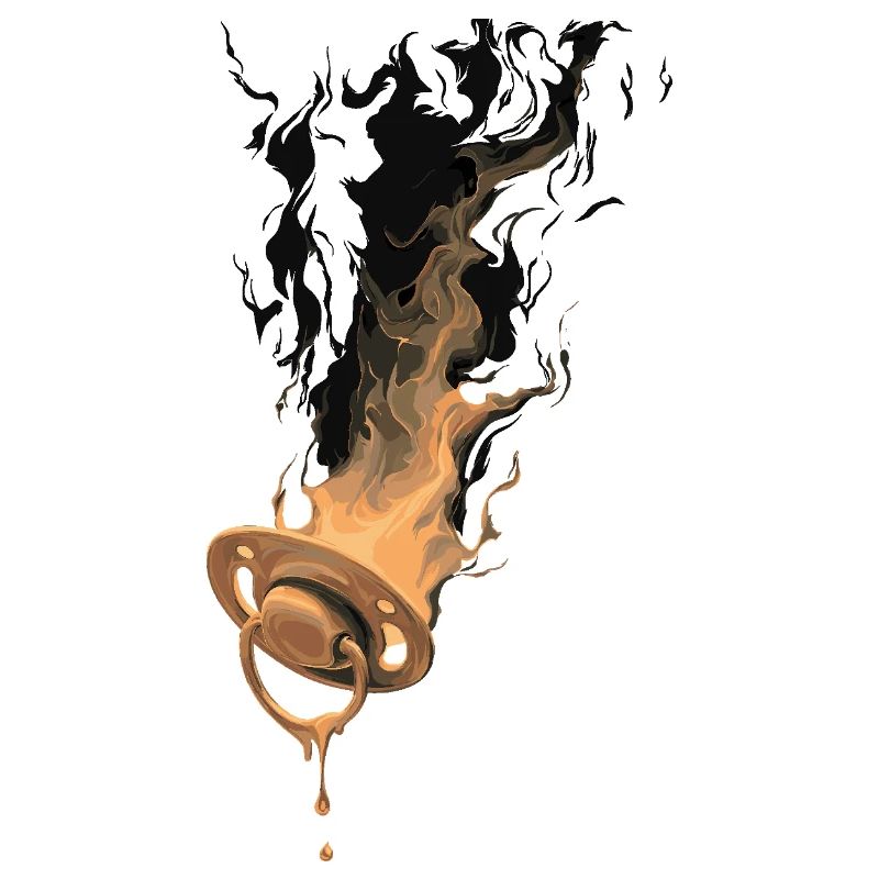 Burning pacifier