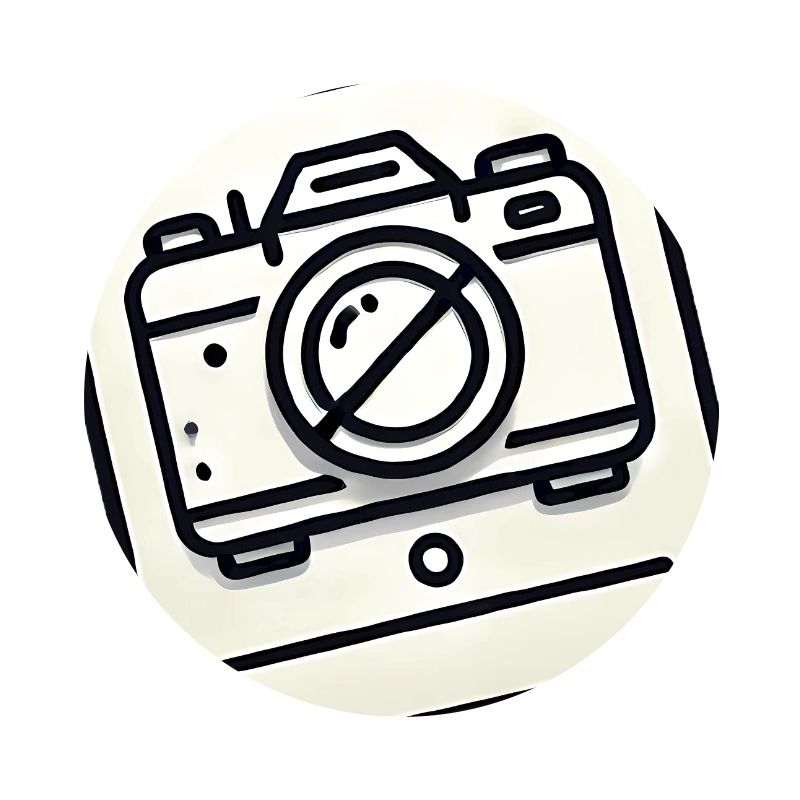 No Camera Allowed Icon Design