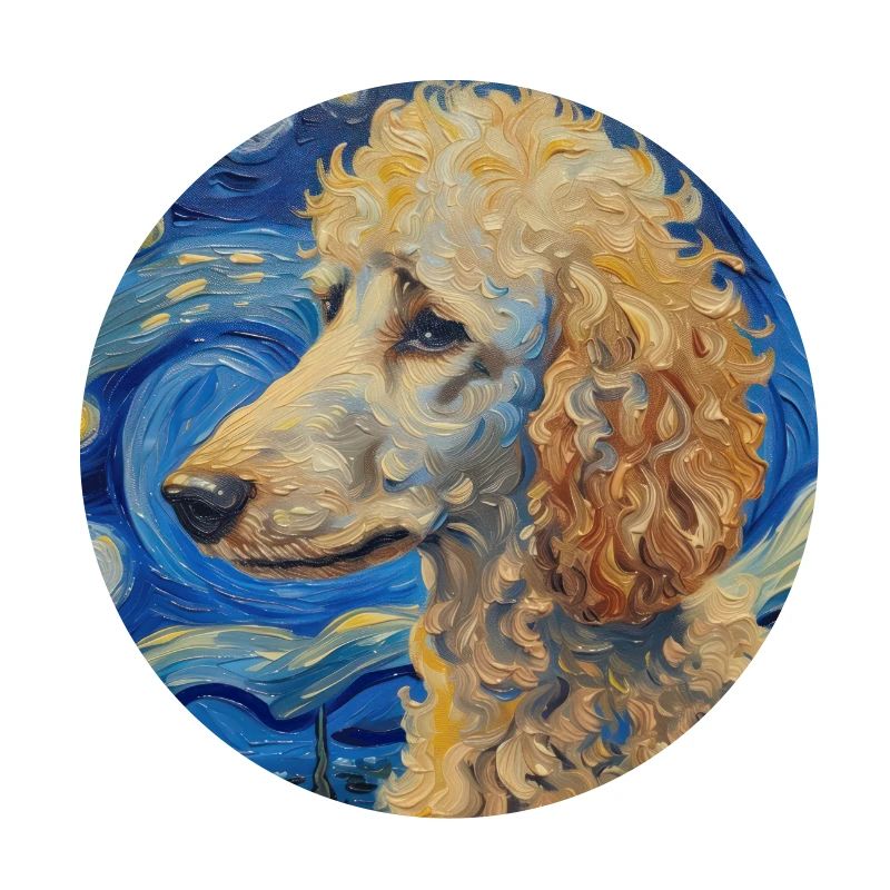 Pudel Van Gogh Geschenk