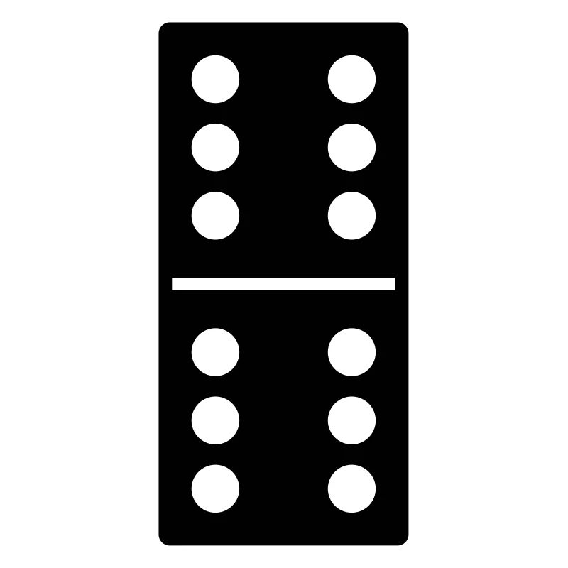 DOMINO STONE 6: 6 - COULEUR VARIABLE - CONCEPTION DE VECTEUR!