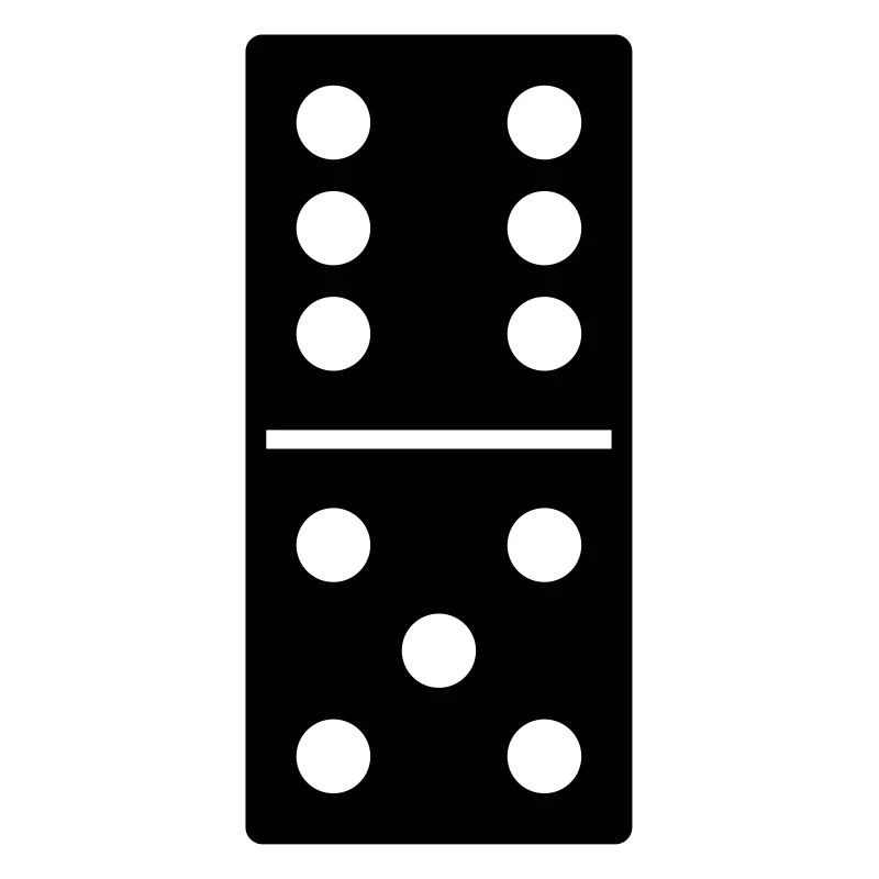DOMINO STONE 6: 5 - COULEUR VARIABLE - CONCEPTION DE VECTEUR!