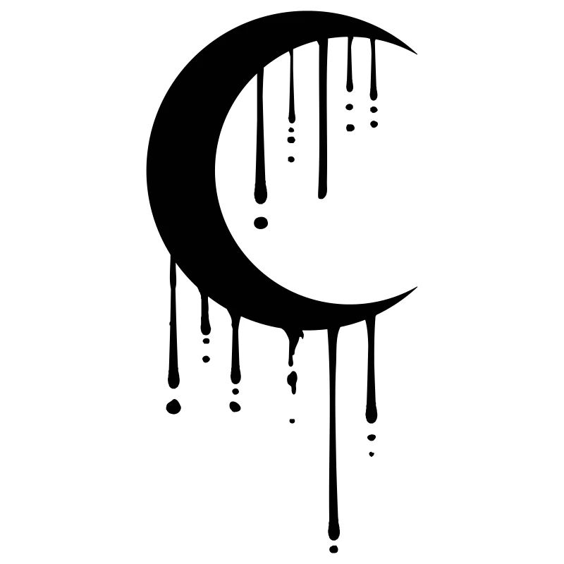 moon sickle moon crescent night full moon graffiti t