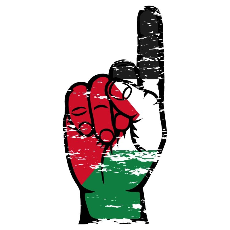 Drapeau de la Palestine numéro 1 utilisé