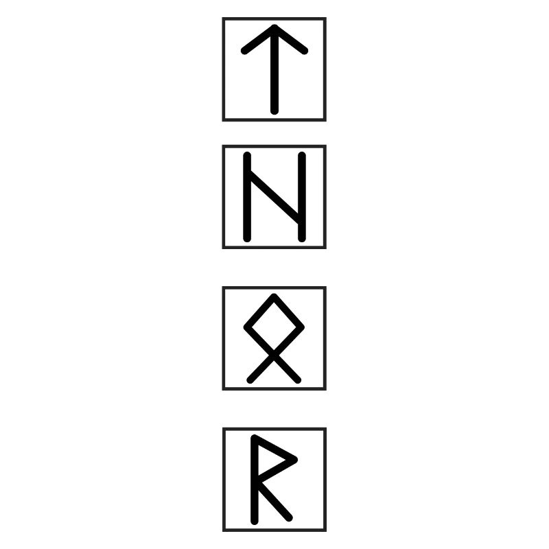 THOR Runic Language Black