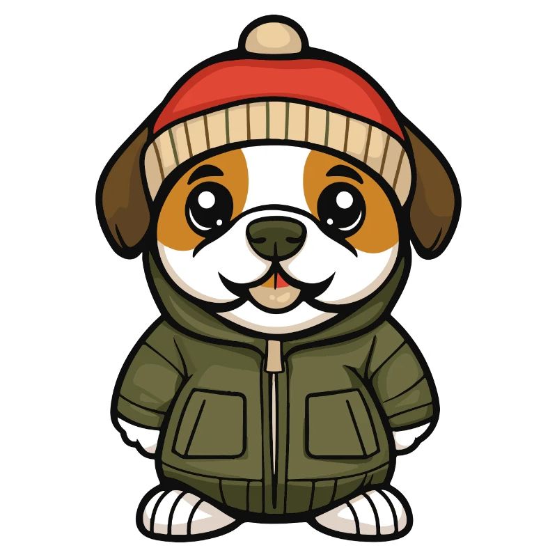 Chien Saint-Bernard Élégant
