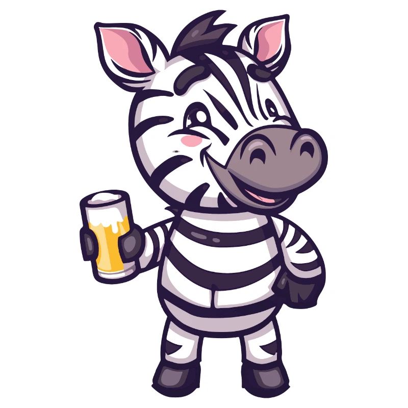 Zebra Beer Comic Party