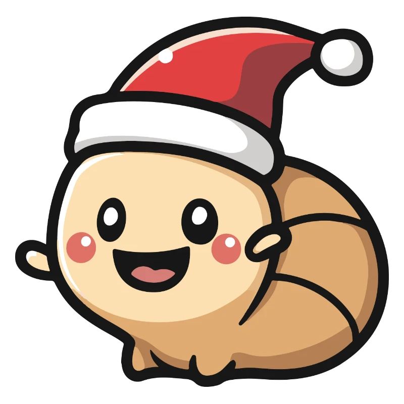 Escargot Noël Mignon