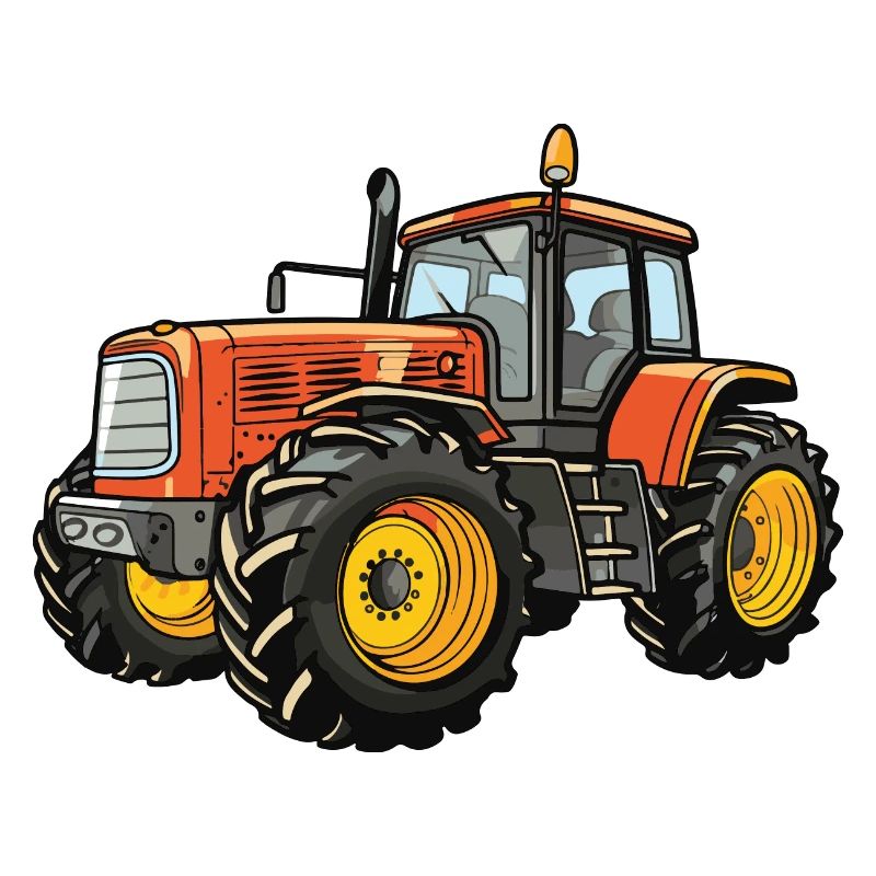 Tractor Farmer Icon