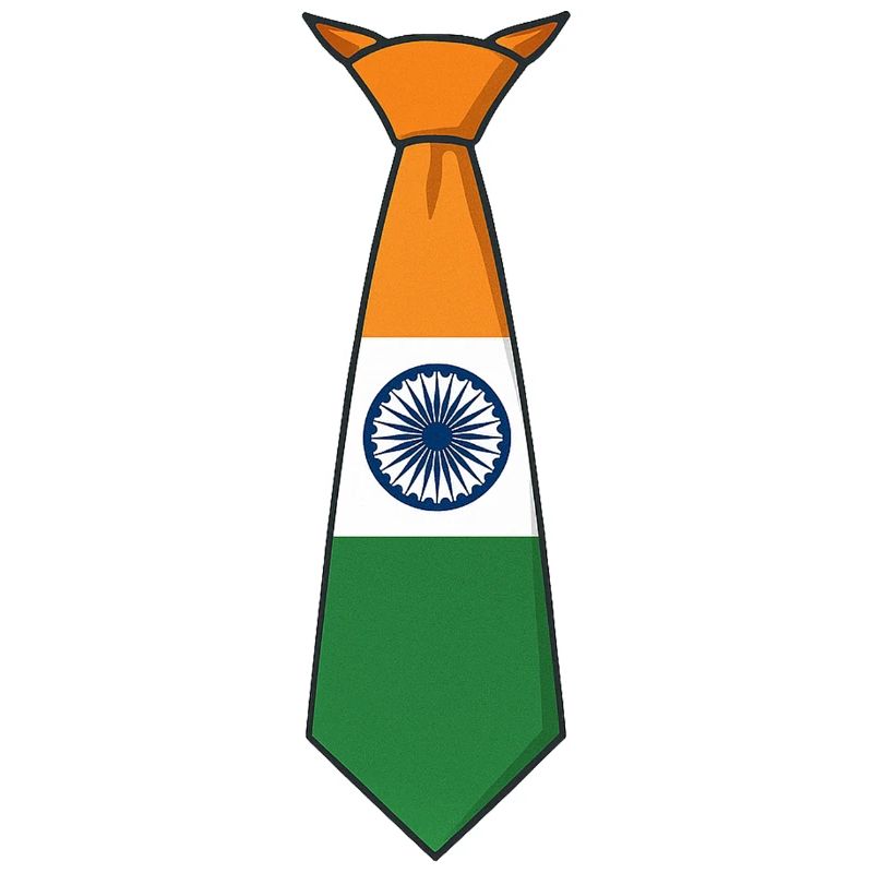 Cravate de l’Inde – Drapeau