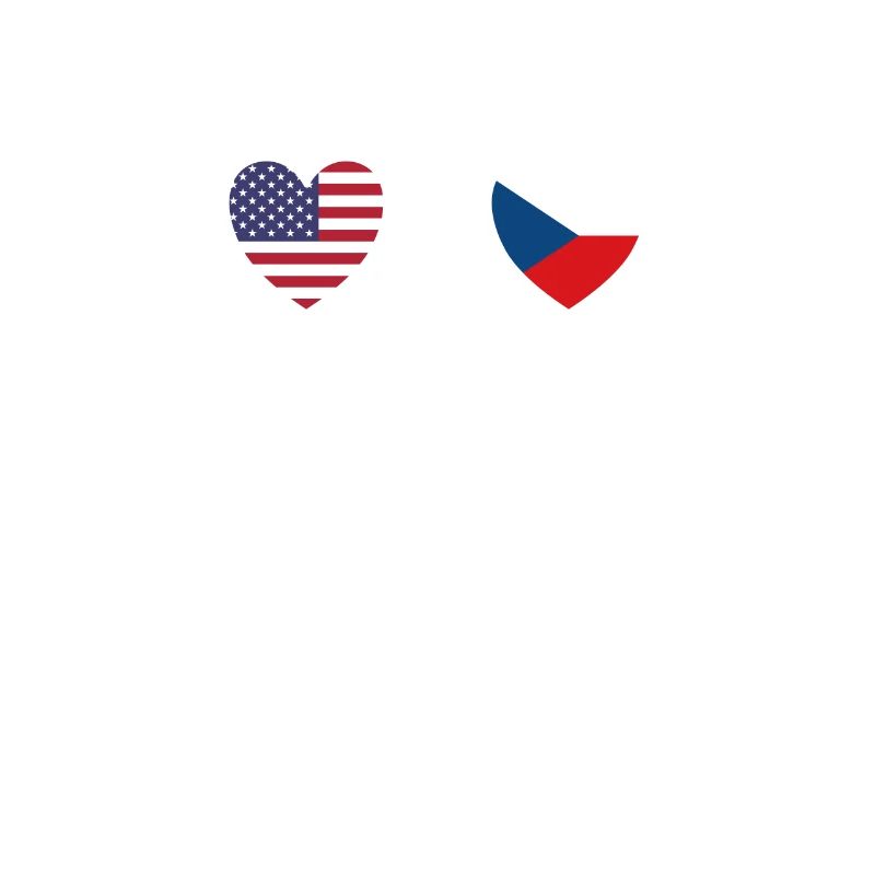 États-Unis et République tchèque Drapeaux du drapeau tchèque