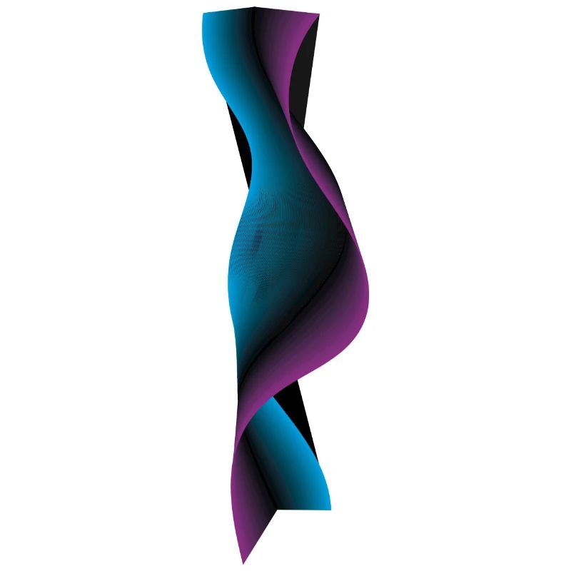 Neon Wave Pattern