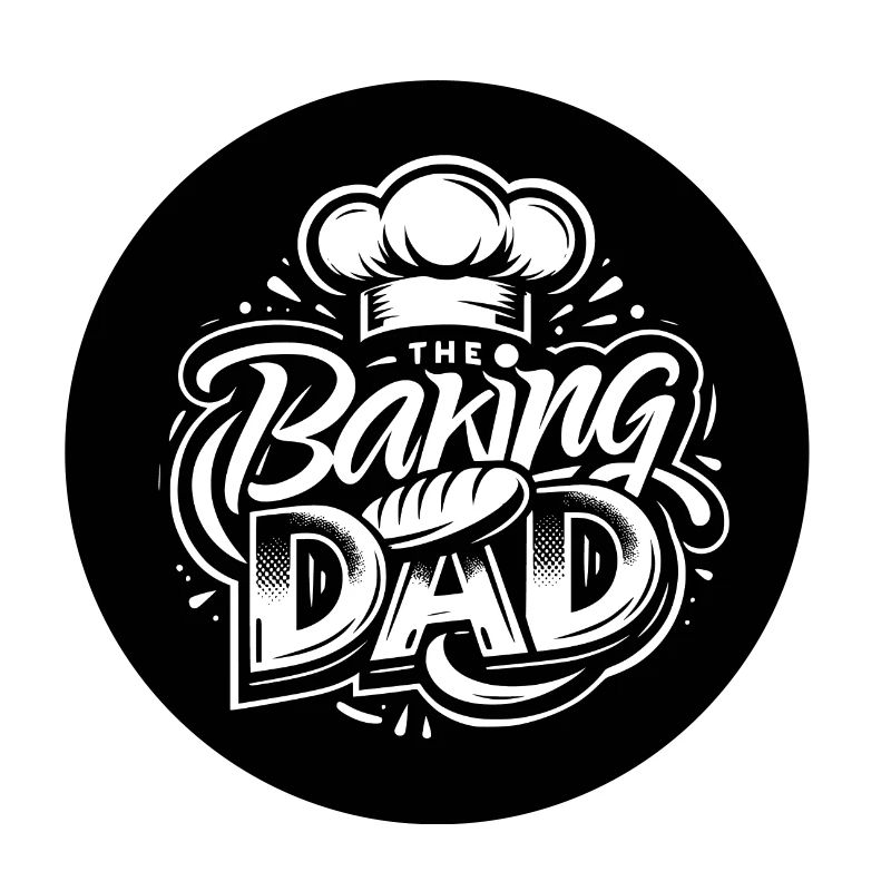 baking dad - father is a baker and bakes bread