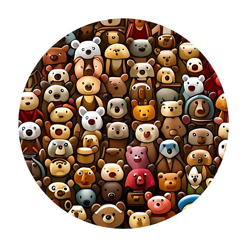 Cuddly Teddy Bears Pattern