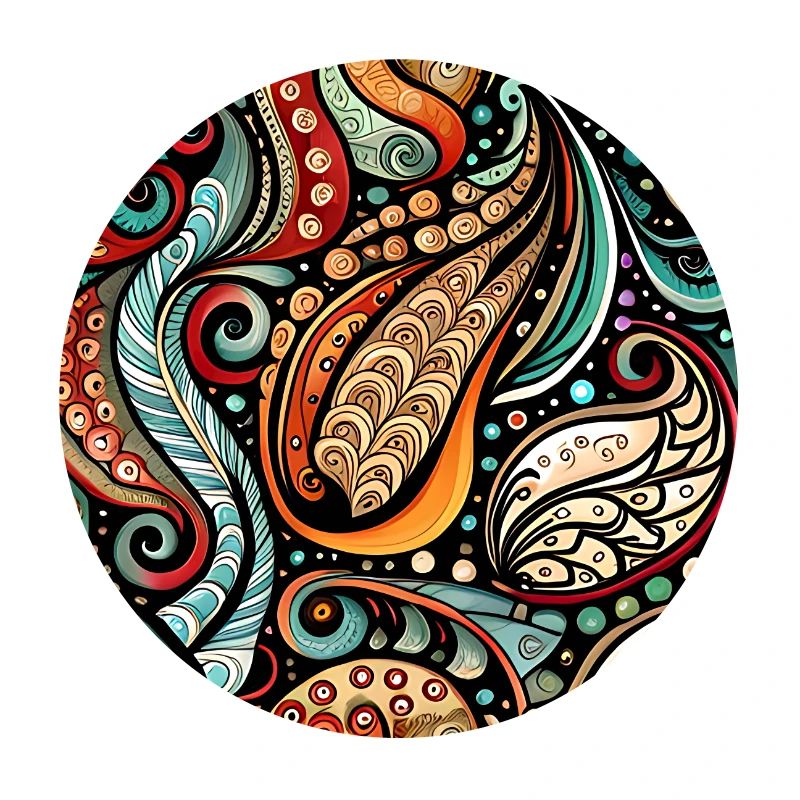 Zentangle Paisley Pattern