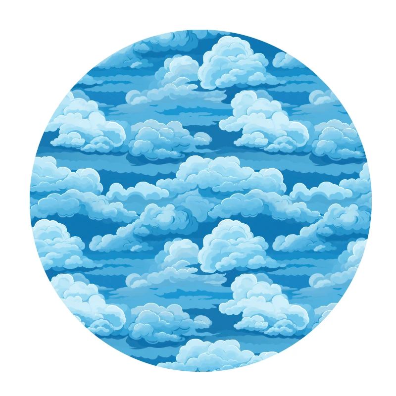 Dreamy Skies: Pastel Cloudscape Pattern