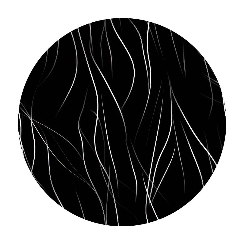 Monochrome Elegance: White Abstract Lines on Black