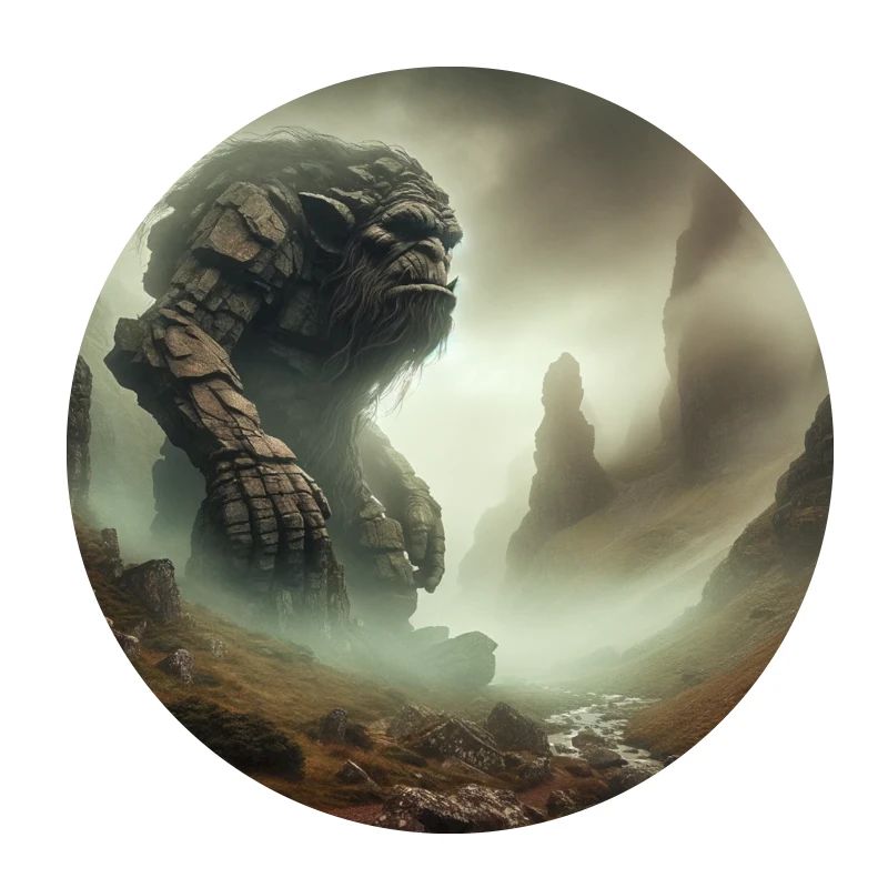 Troll dans le brouillard