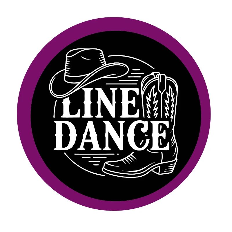 Line Dance Button Magnet Line Dance Dance Hobby