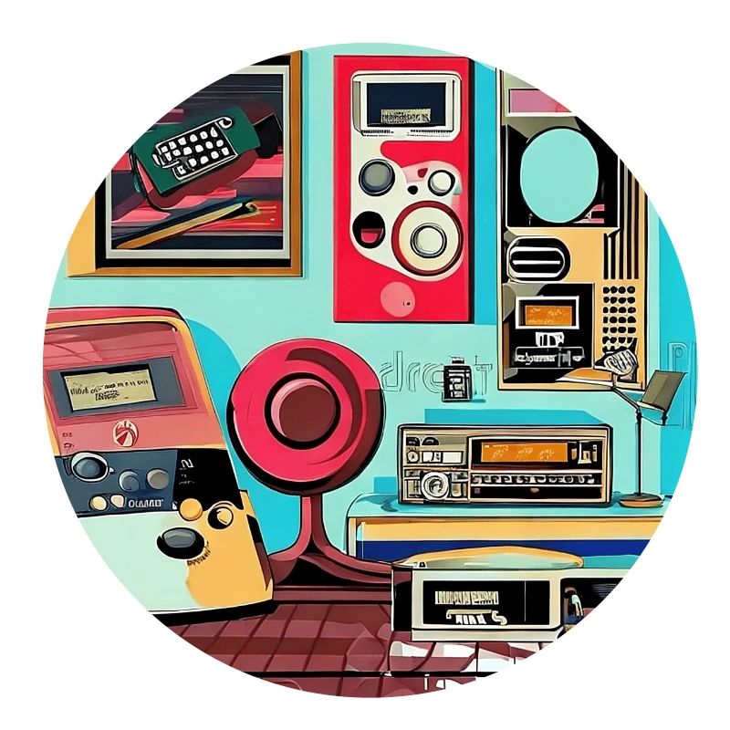 80er Style Retro Zimmer