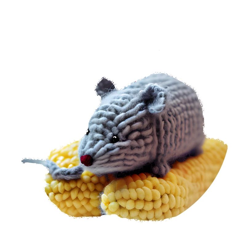Mouse on corn