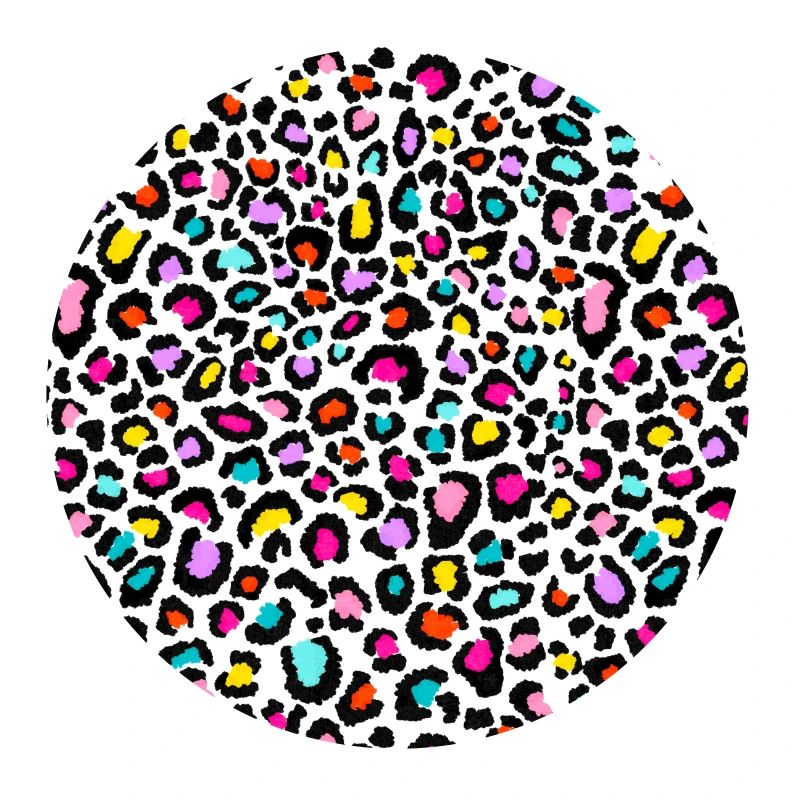 Rainbow leopard gift pattern