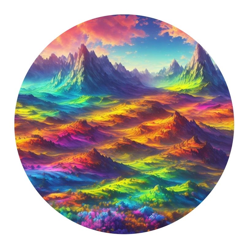 A technicolor dreamscape