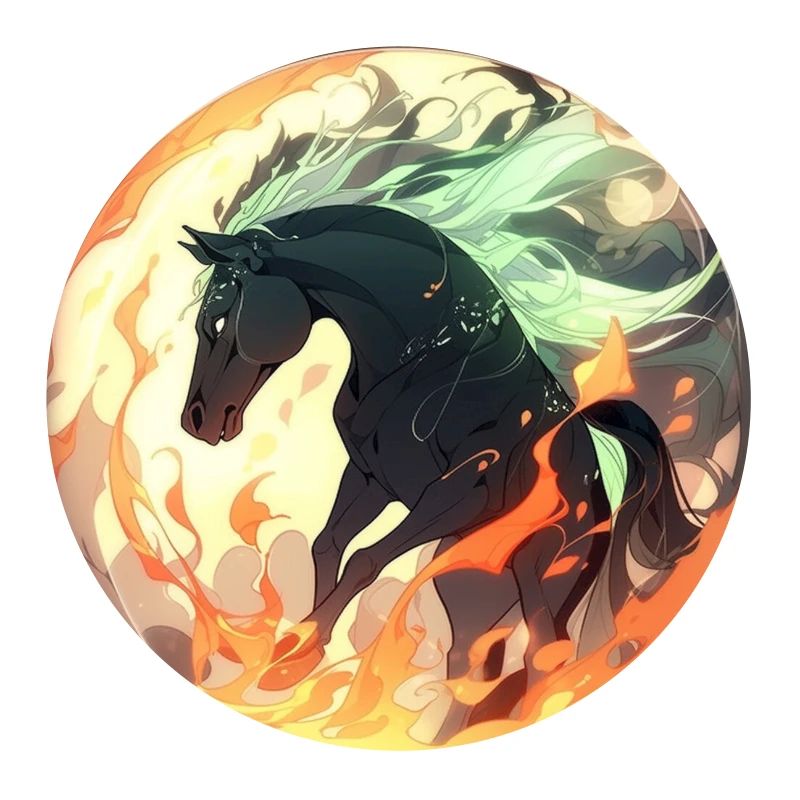 Den himmelske sorte hingst