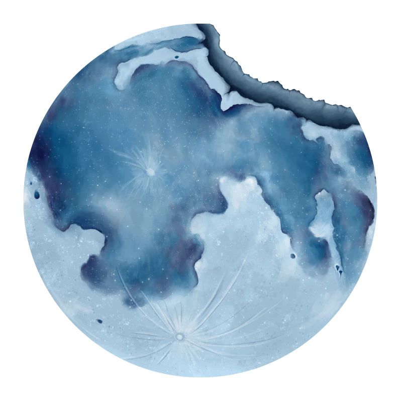 Lune brisée