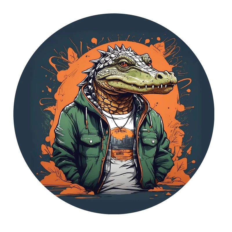 Alligator décontracté chic au look décontracté