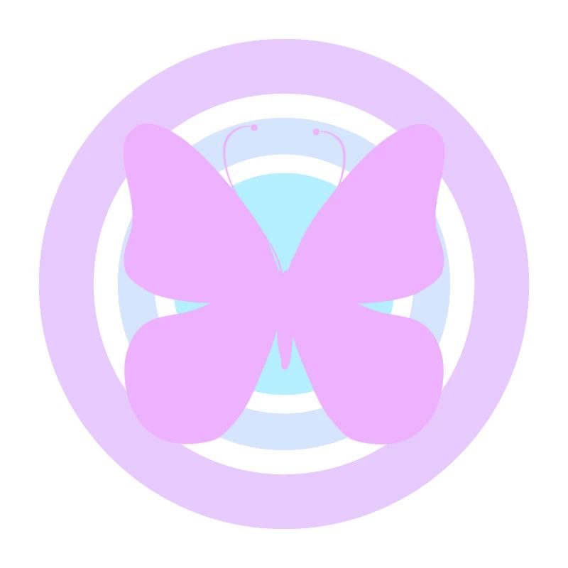 Papillon céleste violet