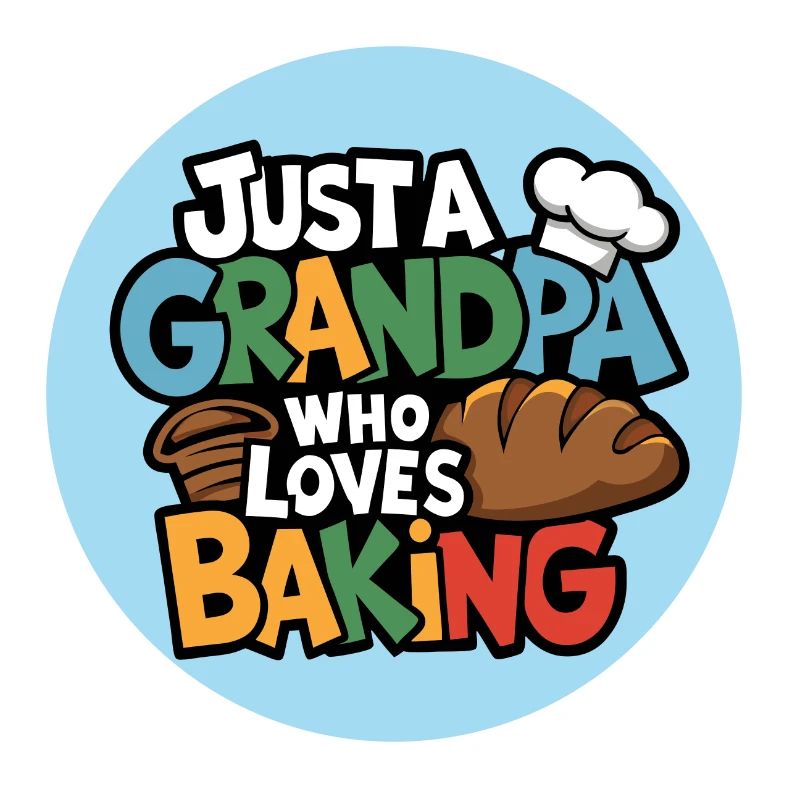 Papi est boulanger, notre papy aime cuisiner