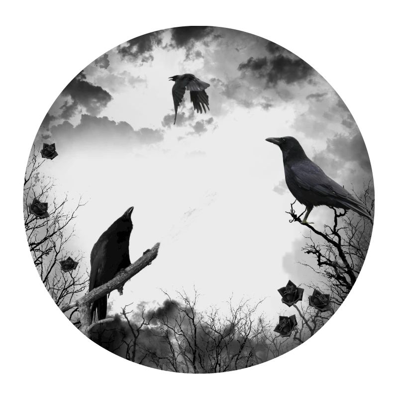 Gothic, crows, ravens