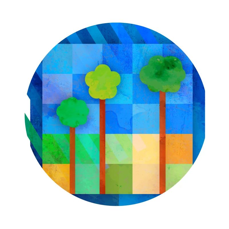 Trees (Pattern, Minimal)