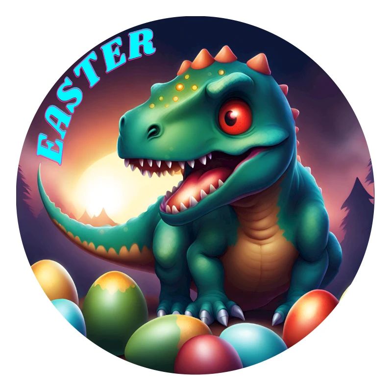 Dinosaur Red Eyes Easter