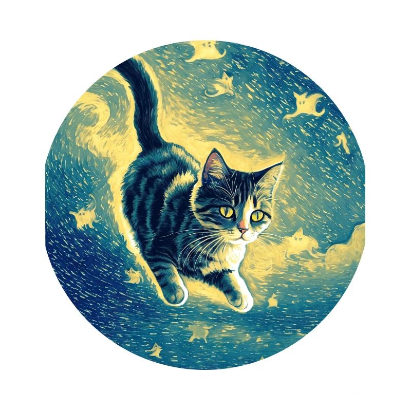 Surreal Impressionistic Cat Impressionism Cats Ar