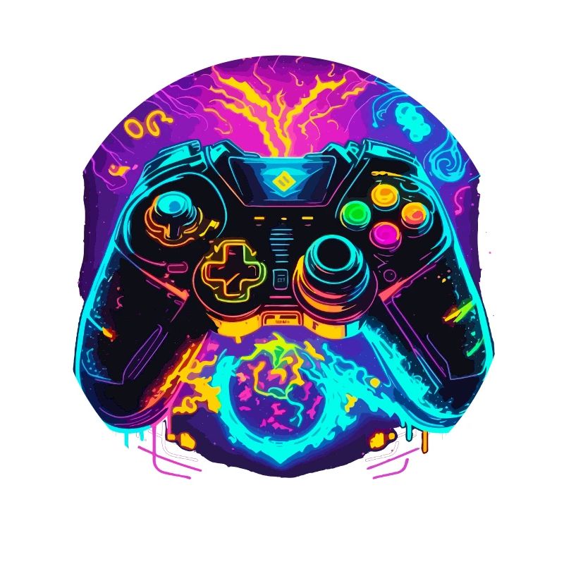 Power Graffiti Gaming Controller
