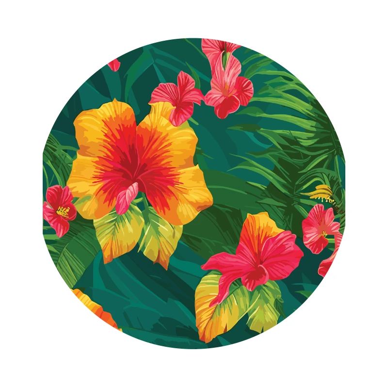 Jungle Pattern Tropical Pattern Rainforest Flowers
