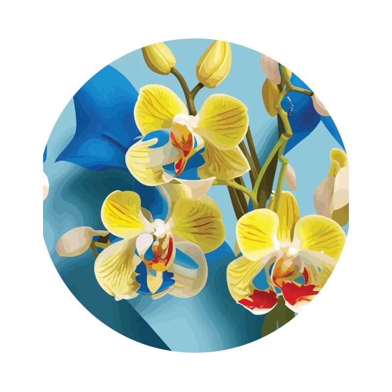 Orchid Pattern Tropical Pattern Jungle Pattern