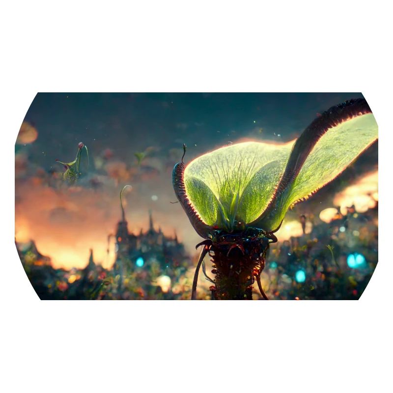Futuristic Venus flytrap
