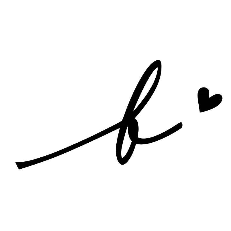 Lettre B Cursive