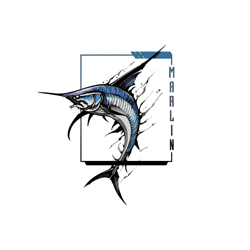 Marlin Majesty: Graceful Marlin