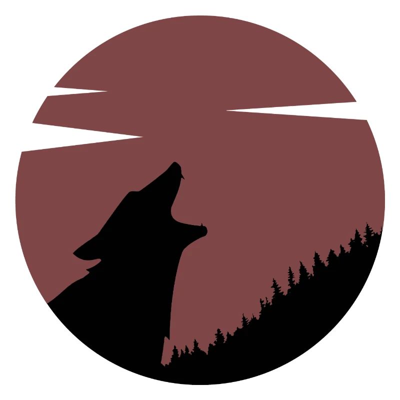 Das Wolfsrudel blutrot