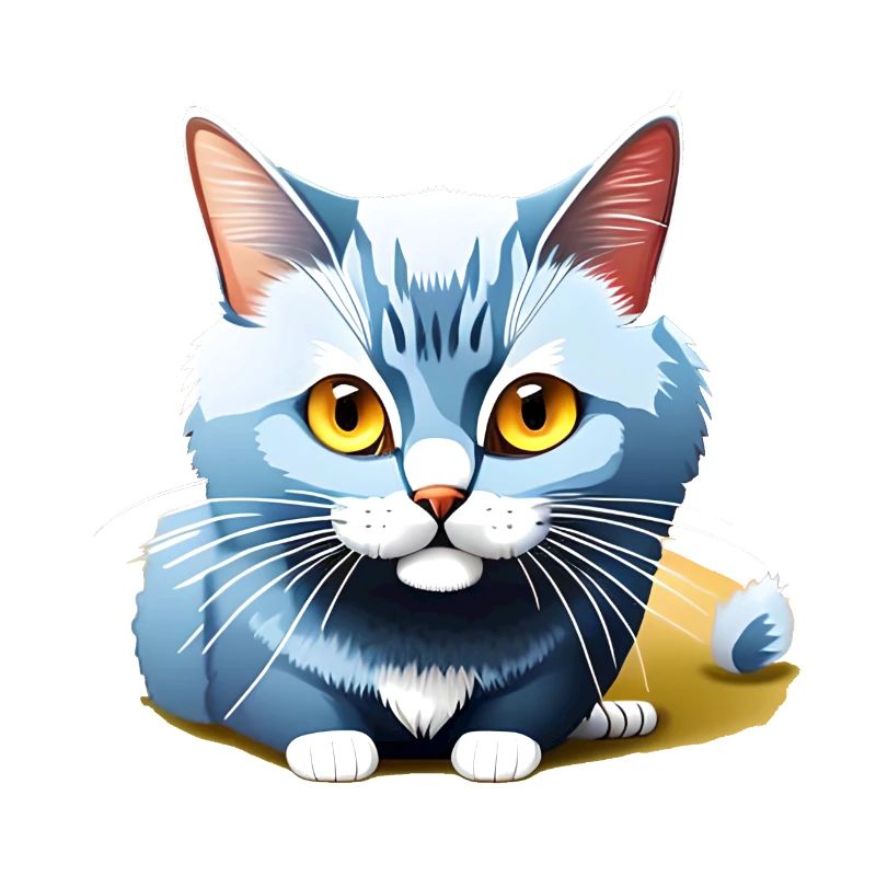 Chaton bleu