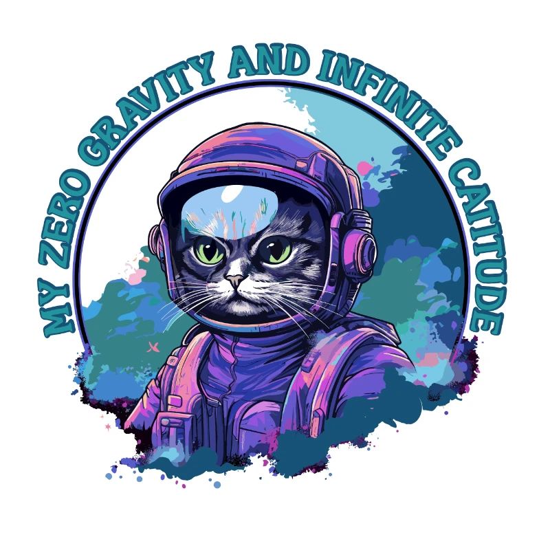 Chat astronaute Bengal confiant