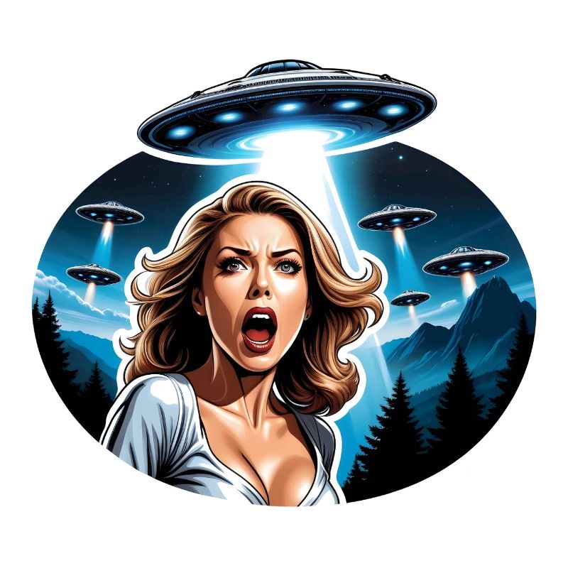 Alien Invasion Babe en difficulté