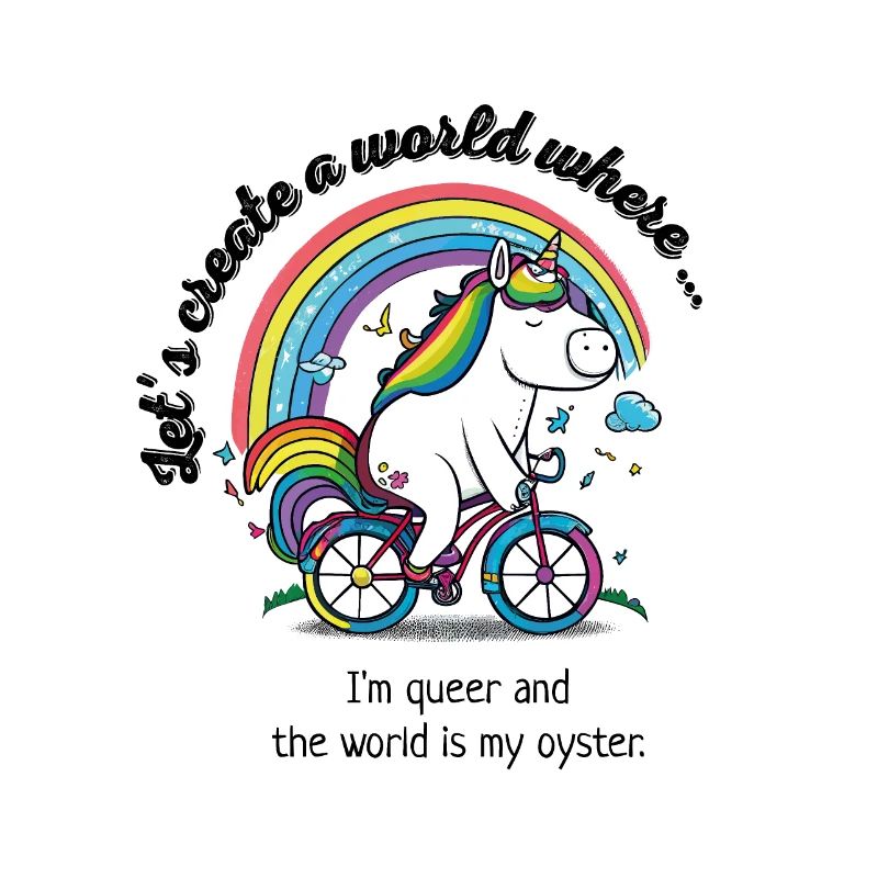 Lets create a world where ... I'm queer