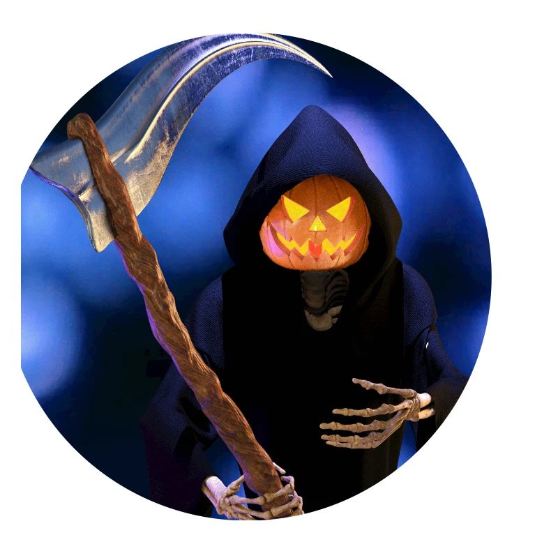 The Grim Reaper for Halloween
