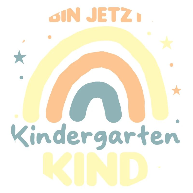Kindergartenkind Regenbogen Ich bin jetzt im